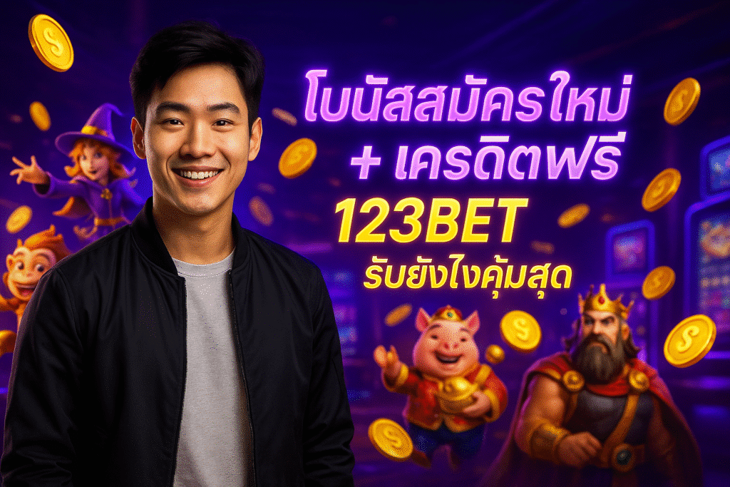 โบนัสสมัครใหม่ + เครดิตฟรี 123BET รับยังไงคุ้มสุด