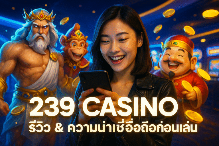 239 CASINO รีวิว & ความน่าเชื่อถือก่อนเล่น